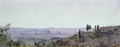 Florenz von Settignano aus von Edwin Bale
